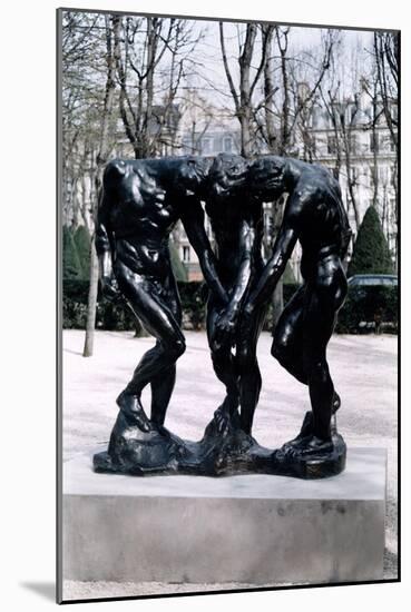 The Three Shades, 1881-Auguste Rodin-Mounted Giclee Print