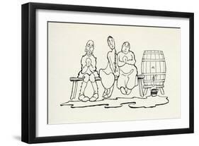 The Three Sillies-Arthur Rackham-Framed Giclee Print