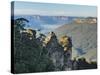 The Three Sisters and Jamison Valley, Blue Mountains, Blue Mountains National Park, Nsw, Australia-Jochen Schlenker-Stretched Canvas