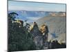 The Three Sisters and Jamison Valley, Blue Mountains, Blue Mountains National Park, Nsw, Australia-Jochen Schlenker-Mounted Photographic Print