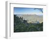 The Three Sisters and Mount Solitary, Blue Mountains, Blue Mountains National Park, Nsw, Australia-Jochen Schlenker-Framed Photographic Print