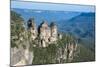 The Three Sisters and Rocky Sandstone Cliffs of the Blue Mountains-Michael Runkel-Mounted Photographic Print