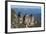 The Three Sisters and Rocky Sandstone Cliffs of the Blue Mountains-Michael Runkel-Framed Photographic Print