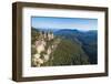 The Three Sisters and Rocky Sandstone Cliffs of the Blue Mountains-Michael Runkel-Framed Photographic Print