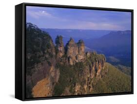 The Three Sisters, Blue Mountains, New South Wales, Australia-Hans Peter Merten-Framed Stretched Canvas