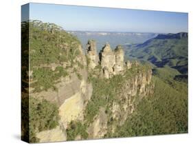 The Three Sisters from Echo Point, Katoomba, the Blue Mountains, New South Wales, Australia-Gavin Hellier-Stretched Canvas