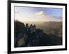 The Three Sisters from Echo Point, Katoomba, the Blue Mountains, New South Wales, Australia-Gavin Hellier-Framed Photographic Print