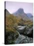 The Three Sisters, Glencoe, Highland Region, Scotland, United Kingdom-Roy Rainford-Stretched Canvas