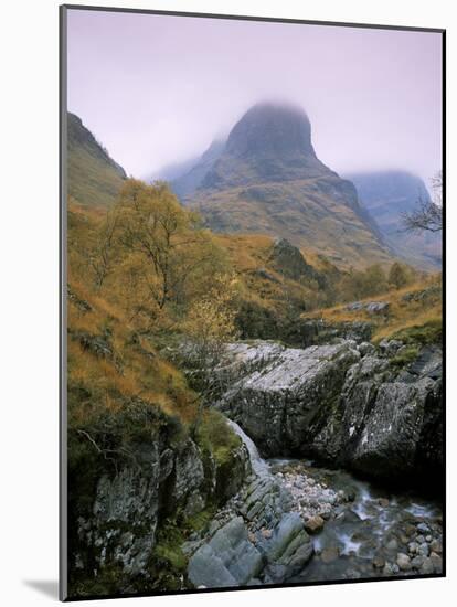 The Three Sisters, Glencoe, Highland Region, Scotland, United Kingdom-Roy Rainford-Mounted Photographic Print