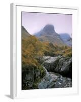 The Three Sisters, Glencoe, Highland Region, Scotland, United Kingdom-Roy Rainford-Framed Photographic Print