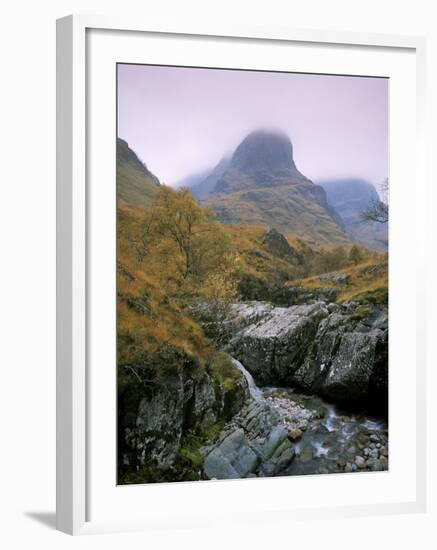 The Three Sisters, Glencoe, Highland Region, Scotland, United Kingdom-Roy Rainford-Framed Photographic Print