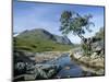 The Three Sisters of Glencoe, Highland Region, Scotland, United Kingdom-Kathy Collins-Mounted Photographic Print