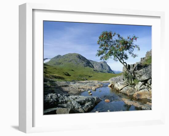 The Three Sisters of Glencoe, Highland Region, Scotland, United Kingdom-Kathy Collins-Framed Photographic Print