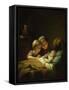 The Three Sisters-Johann Georg Meyer von Bremen-Framed Stretched Canvas