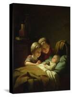 The Three Sisters-Johann Georg Meyer von Bremen-Stretched Canvas