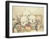 The Three Skulls, 1902-06-Paul Cezanne-Framed Giclee Print