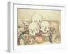 The Three Skulls, 1902-06-Paul Cezanne-Framed Giclee Print