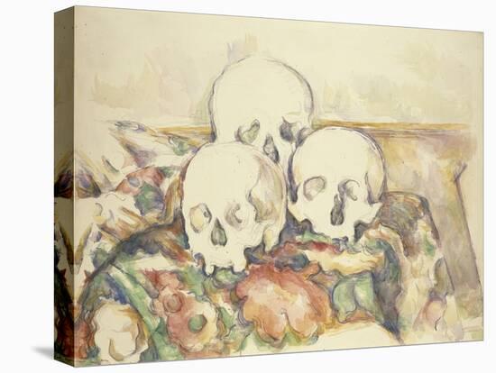 The Three Skulls, 1902-06-Paul Cezanne-Stretched Canvas