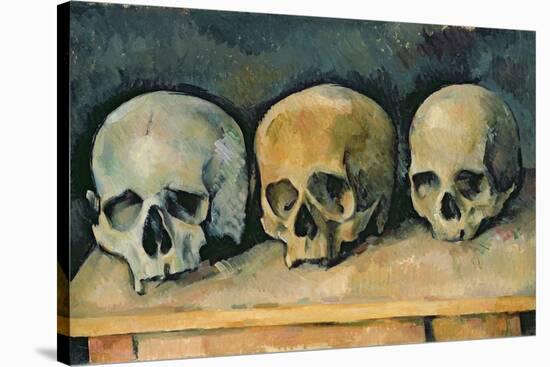 The Three Skulls, c.1900-Paul Cézanne-Stretched Canvas