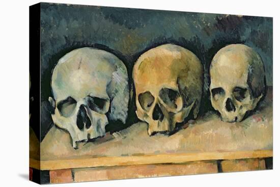 The Three Skulls, c.1900-Paul Cézanne-Stretched Canvas
