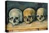 The Three Skulls, c.1900-Paul Cézanne-Stretched Canvas