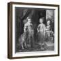 The Three Sons of Charles I, King of England, 1630S-Sir Anthony Van Dyck-Framed Giclee Print