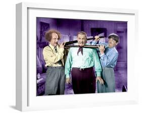 The Three Stooges: A Double Header!-null-Framed Photo