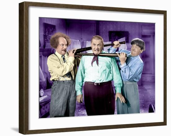 The Three Stooges: A Double Header!-null-Framed Photo