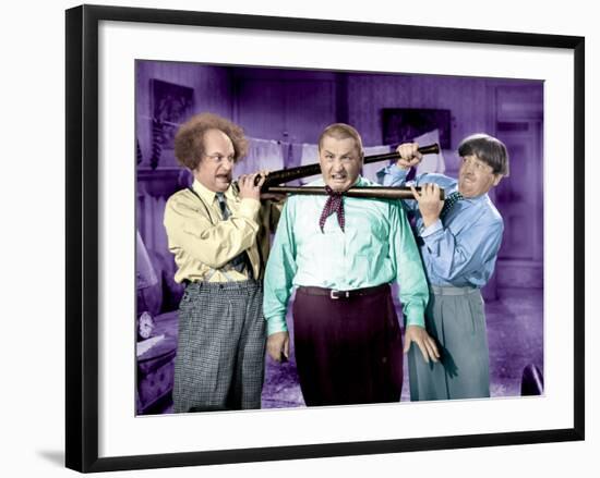 The Three Stooges: A Double Header!-null-Framed Photo