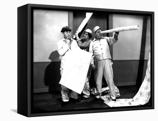 The Three Stooges: Always Hire the Experts!-null-Framed Stretched Canvas