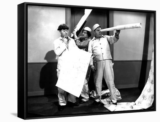 The Three Stooges: Always Hire the Experts!-null-Framed Stretched Canvas