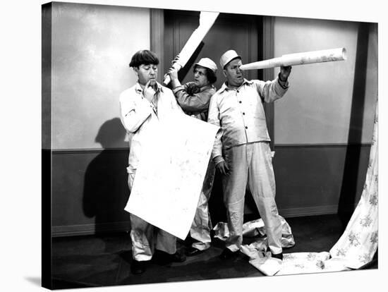 The Three Stooges: Always Hire the Experts!-null-Stretched Canvas