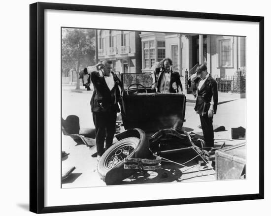 The Three Stooges: Car Troubles-null-Framed Photo