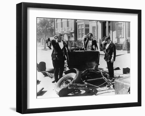 The Three Stooges: Car Troubles-null-Framed Photo