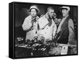 The Three Stooges: Check Up Time-null-Framed Stretched Canvas