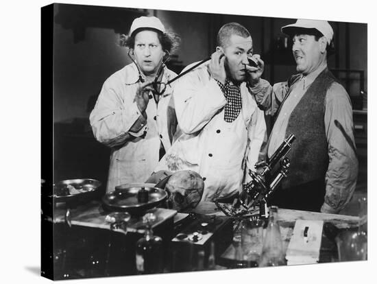 The Three Stooges: Check Up Time-null-Stretched Canvas