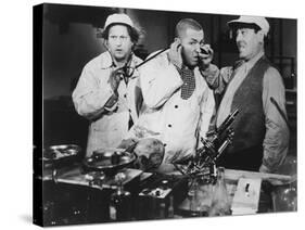 The Three Stooges: Check Up Time-null-Stretched Canvas