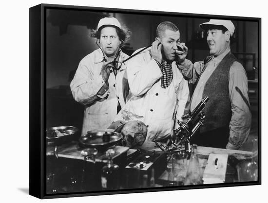 The Three Stooges: Check Up Time-null-Framed Stretched Canvas