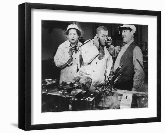 The Three Stooges: Check Up Time-null-Framed Photo