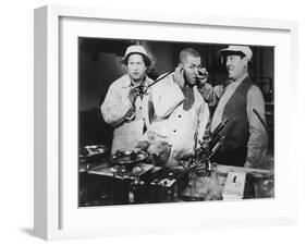 The Three Stooges: Check Up Time-null-Framed Photo