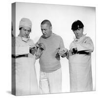 The Three Stooges: Hey Moe! I Got No Pulse!-null-Stretched Canvas