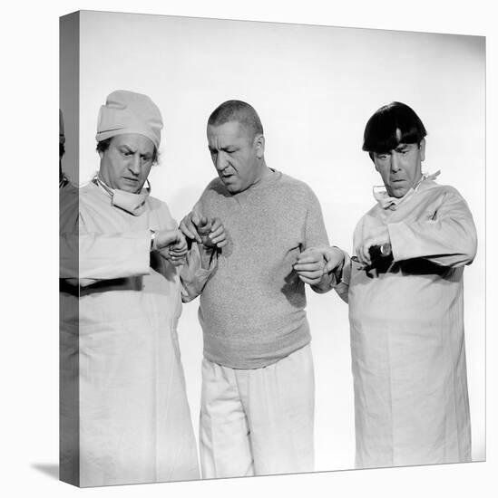 The Three Stooges: Hey Moe! I Got No Pulse!-null-Stretched Canvas