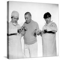 The Three Stooges: Hey Moe! I Got No Pulse!-null-Stretched Canvas