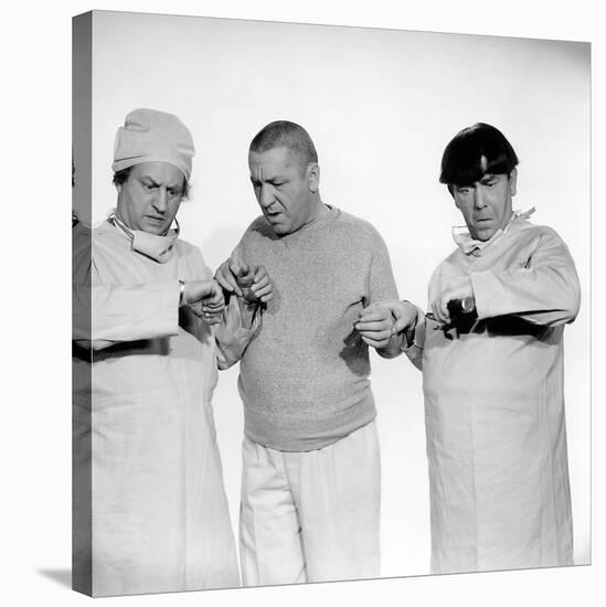 The Three Stooges: Hey Moe! I Got No Pulse!-null-Stretched Canvas