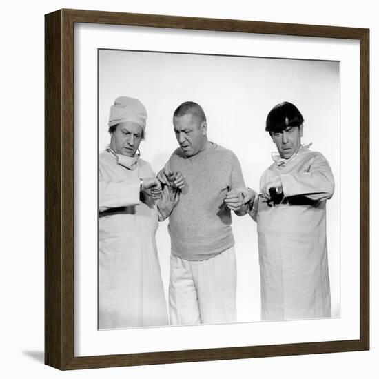 The Three Stooges: Hey Moe! I Got No Pulse!-null-Framed Photo