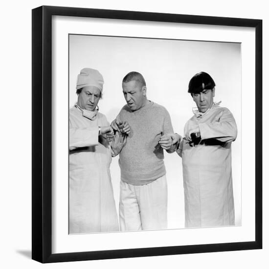 The Three Stooges: Hey Moe! I Got No Pulse!-null-Framed Photo