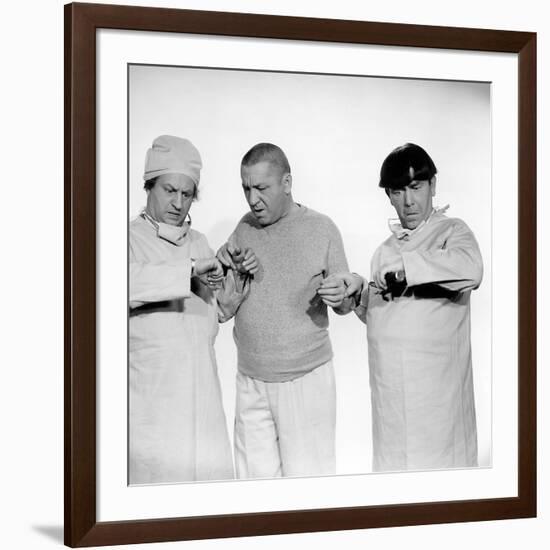 The Three Stooges: Hey Moe! I Got No Pulse!-null-Framed Photo