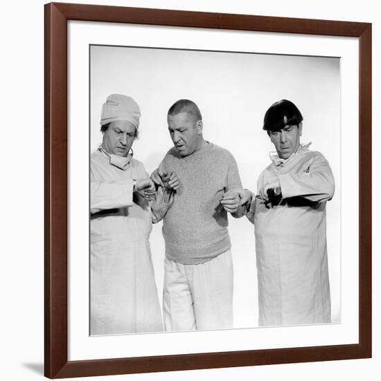 The Three Stooges: Hey Moe! I Got No Pulse!-null-Framed Photo