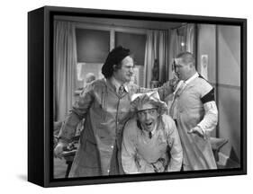 The Three Stooges: In Your Face!-null-Framed Stretched Canvas