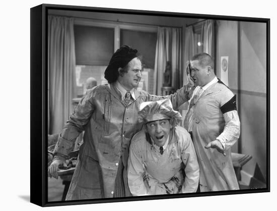 The Three Stooges: In Your Face!-null-Framed Stretched Canvas